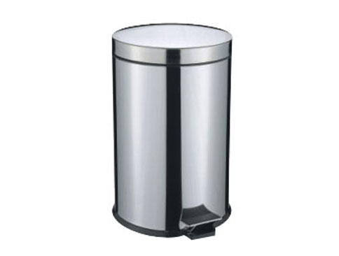 YLQP034 stainless steel round pedal garbage can