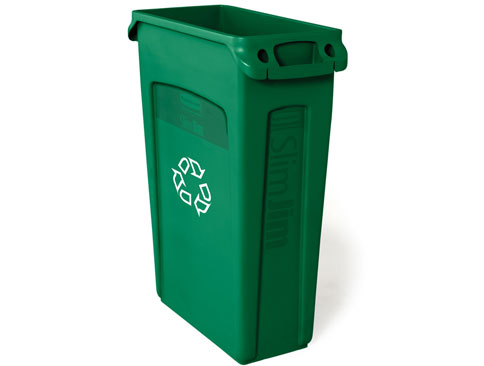 YLAE185 Rubbermaid trash can be recycled